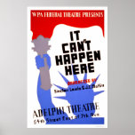 Sinclair Lewis Liberty 1937 WPA Poster
