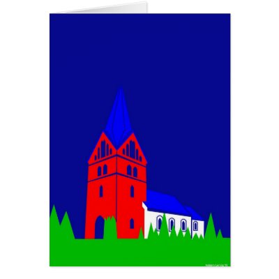 Sindbjerg Church Card by lonvig