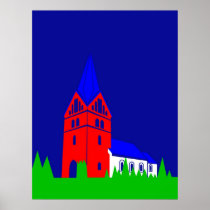 Sindbjerg Church Print