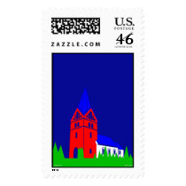 Sindbjerg Kirke - Sindbjerg Church postage by lonvig Sindbjerg Kirke - Sindbjerg Church postage
