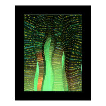 Sine City (Green) posters