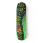 Sine City:green skateboard