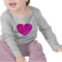 Sinful Red Rose Heart t-shirts