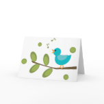 Sing a Song Bird Card