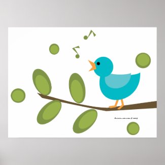 Sing-a-Song Bird print