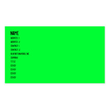sing business card