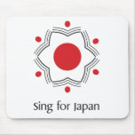 Sing for Japan - logo merchandise Mousepads