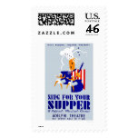 Sing For Supper Musical 1939 WPA postage