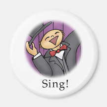 Sing! Fridge Magnet