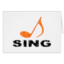 Sing cards