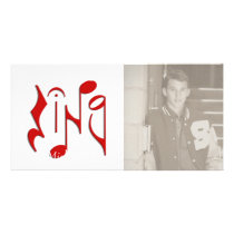 sing picture card
