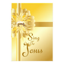 Sing To Jesus-Customize Personalized Invite