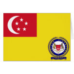 Singapore Army Service, Singapore flag Card