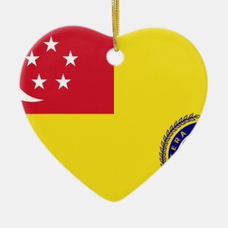 Singapore Army Service, Singapore flag Christmas Tree Ornaments