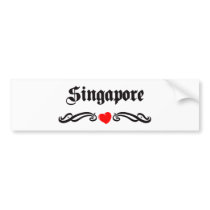 Singapore bumper stickers