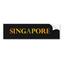 Singapore bumper stickers