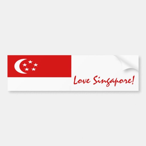 Singapore Bumper Sticker Zazzle