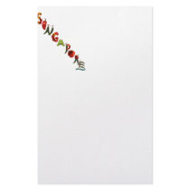 Singapore Chili Peppers Stationery