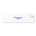 Singapore City Classic Bumper Stickers Singapore City Classic Bumper Stickers