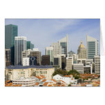 Singapore cityscape greeting card
