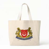 Singapore coat of arms bags