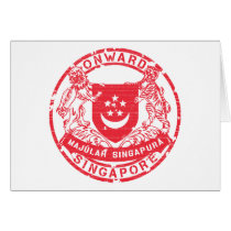 Singapore Coat of Arms Cards