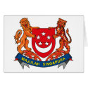 Singapore Coat of Arms cards