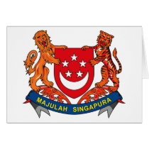 Singapore Coat of Arms cards