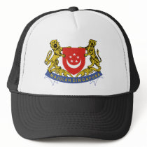Singapore coat of arms hats