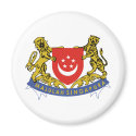 Singapore coat of arms magnets