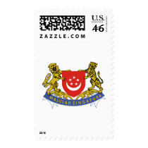 Singapore coat of arms postage