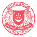 Singapore Coat of Arms stickers