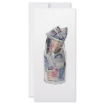 Singapore currency custom rack card