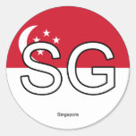 Singapore Euro Sticker