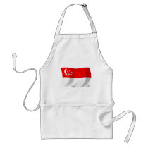 Singapore Flag Apron