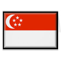 Singapore Flag Greeting Card