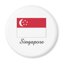 Singapore Flag Design magnets by flagshirt Singapore Flag Design magnets