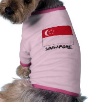 Singapore Flag pet clothing by flagshirt Singapore Flag pet clothing