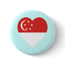Singapore Flag Heart buttons