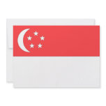 Singapore Flag Personalized Invite