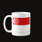 Singapore Flag Map Classic Mug