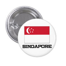 Singapore Flag Pinback Buttons