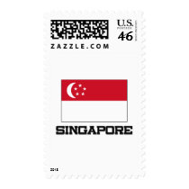 Singapore Flag postage