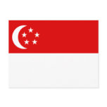 Singapore Flag postcards