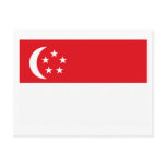 Singapore Flag Postcard