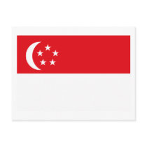 Singapore Flag Postcard
