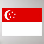 Singapore Flag Print