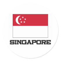 Singapore Flag stickers by tshirtshirts Singapore Flag stickers