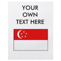 Singapore Flag T-shirts and Gifts flyers by flagshirts Singapore Flag T-shirts and Gifts flyers