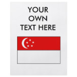 Singapore Flag T-shirts and Gifts Personalized Flyer